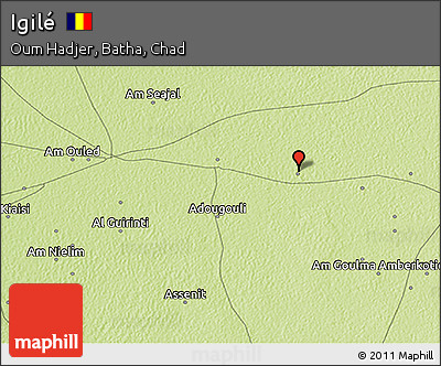 Physical 3D Map of Igilé