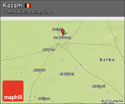 Physical 3D Map of Kazam