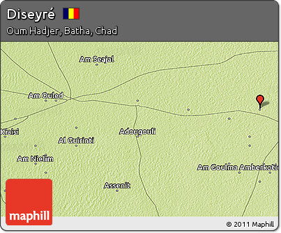 Physical 3D Map of Diseyré