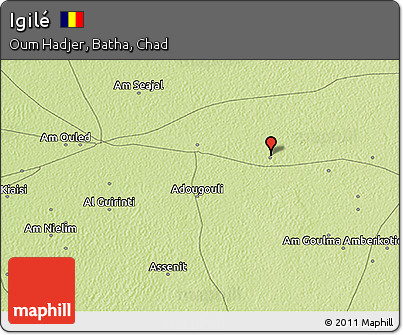 Physical 3D Map of Igilé