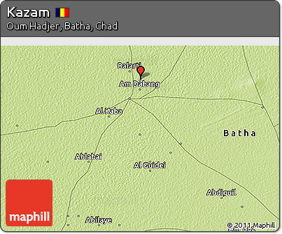 Physical 3D Map of Kazam