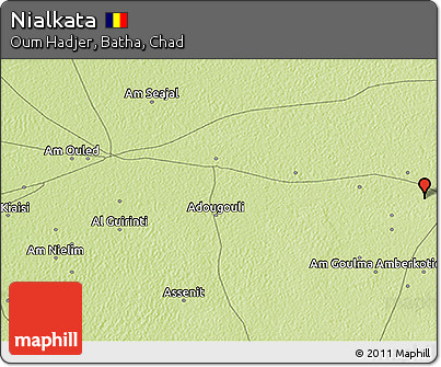 Physical 3D Map of Nialkata