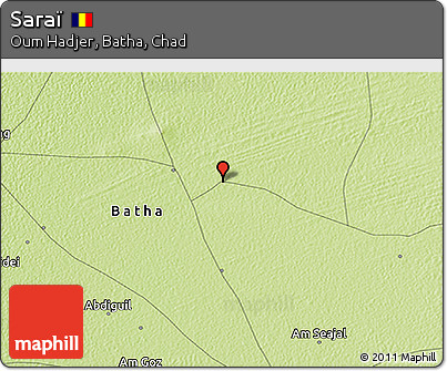 Physical 3D Map of Saraï