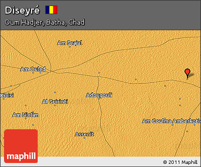 Political 3D Map of Diseyré