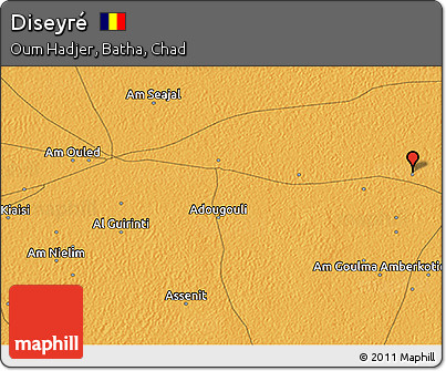 Political 3D Map of Diseyré