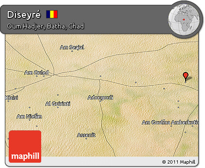 Satellite 3D Map of Diseyré