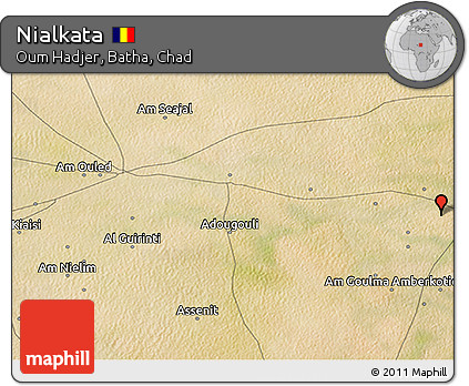 Satellite 3D Map of Nialkata