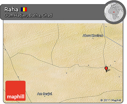Satellite 3D Map of Raha