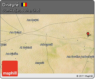Satellite 3D Map of Diseyré