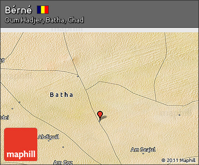Satellite 3D Map of Bérné