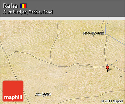 Satellite 3D Map of Raha