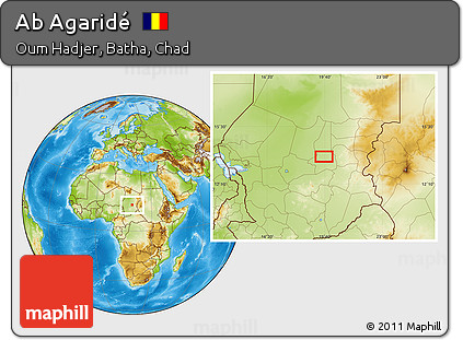 Physical Location Map of Ab Agaridé