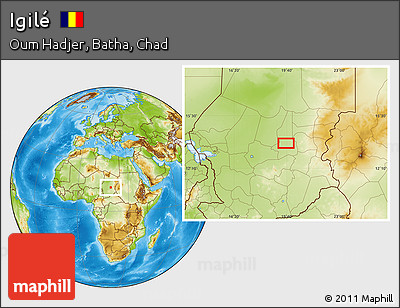 Physical Location Map of Igilé