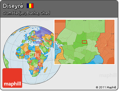 Political Location Map of Diseyré
