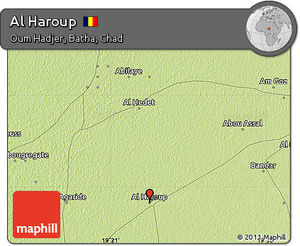 Physical Map of Al Haroup
