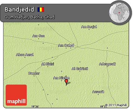 Physical Map of Bandjedid