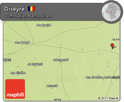 Physical Map of Diseyré