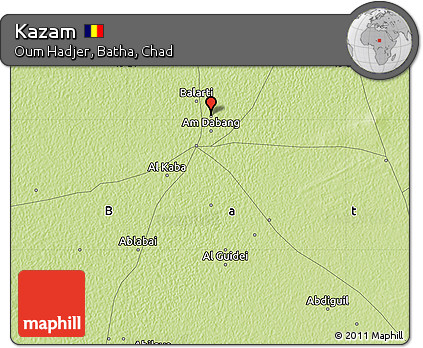 Physical Map of Kazam