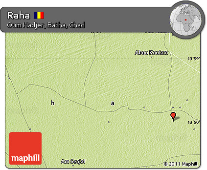 Physical Map of Raha