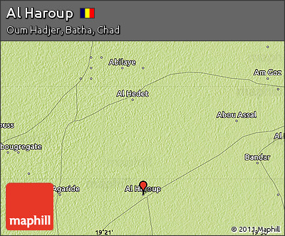 Physical Map of Al Haroup