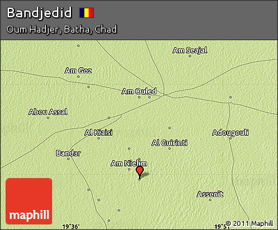 Physical Map of Bandjedid