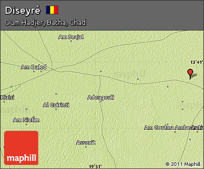 Physical Map of Diseyré