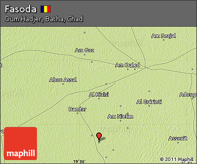 Physical Map of Fasoda