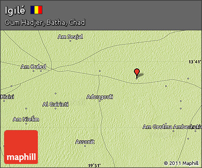 Physical Map of Igilé
