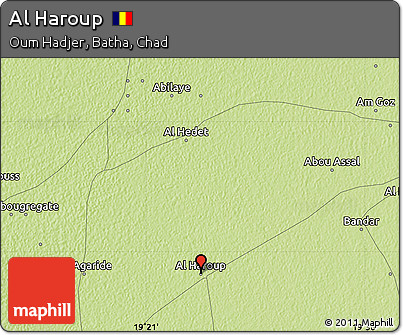 Physical Map of Al Haroup