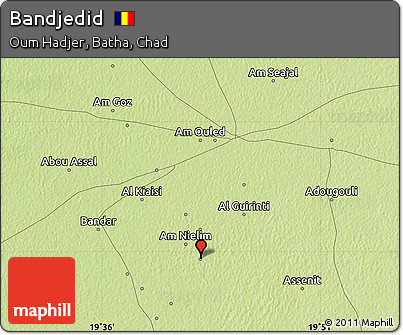 Physical Map of Bandjedid
