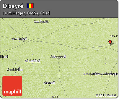 Physical Map of Diseyré