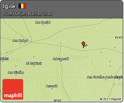 Physical Map of Igilé