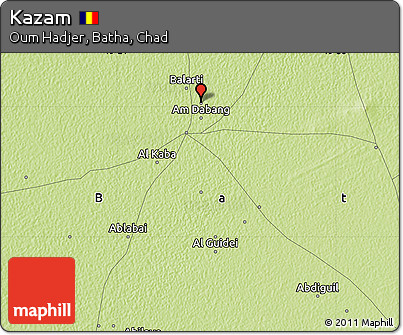 Physical Map of Kazam