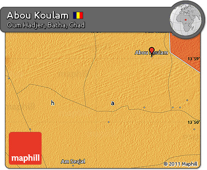 Political Map of Abou Koulam