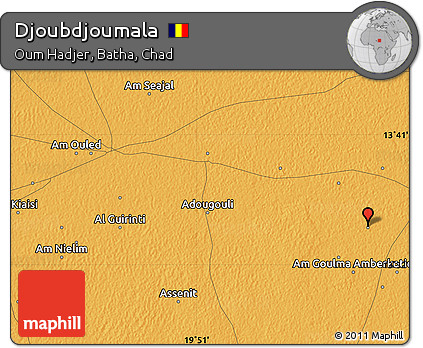 Political Map of Djoubdjoumala