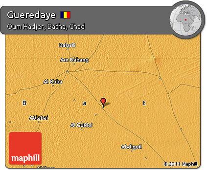 Political Map of Gueredaye