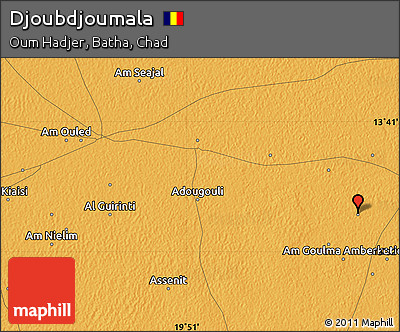 Political Map of Djoubdjoumala