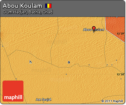 Political Map of Abou Koulam