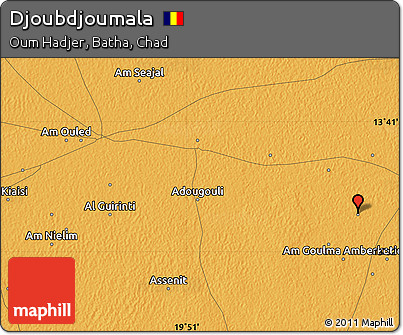 Political Map of Djoubdjoumala