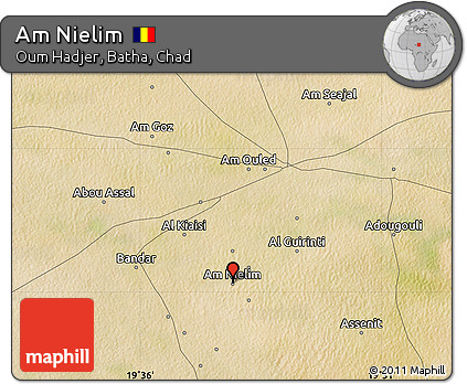 Satellite Map of Am Nielim