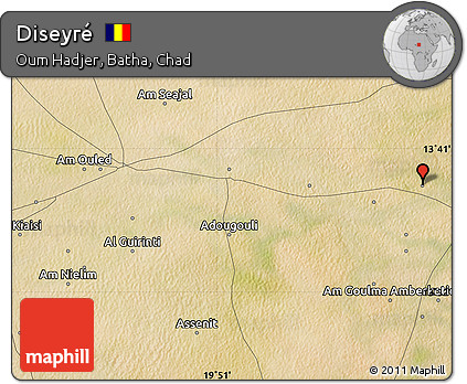 Satellite Map of Diseyré