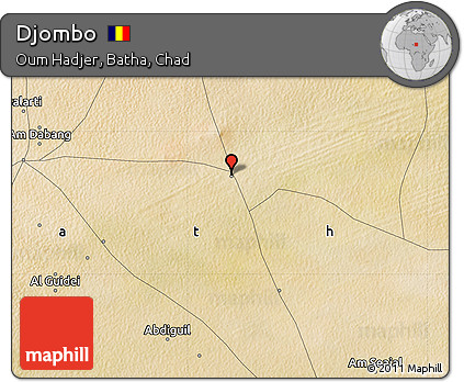 Satellite Map of Djombo