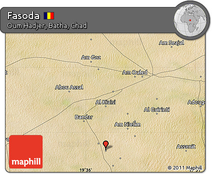 Satellite Map of Fasoda