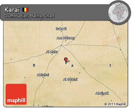 Satellite Map of Karaï