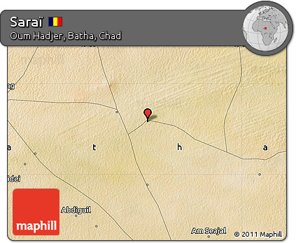Satellite Map of Saraï