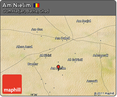 Satellite Map of Am Nielim