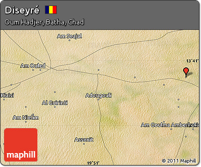 Satellite Map of Diseyré