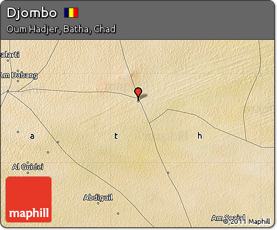 Satellite Map of Djombo