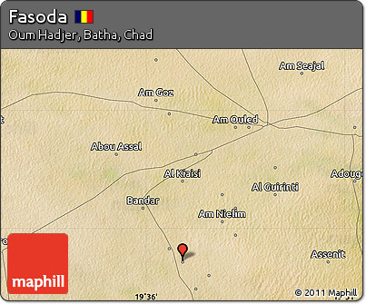 Satellite Map of Fasoda