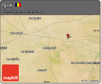 Satellite Map of Igilé